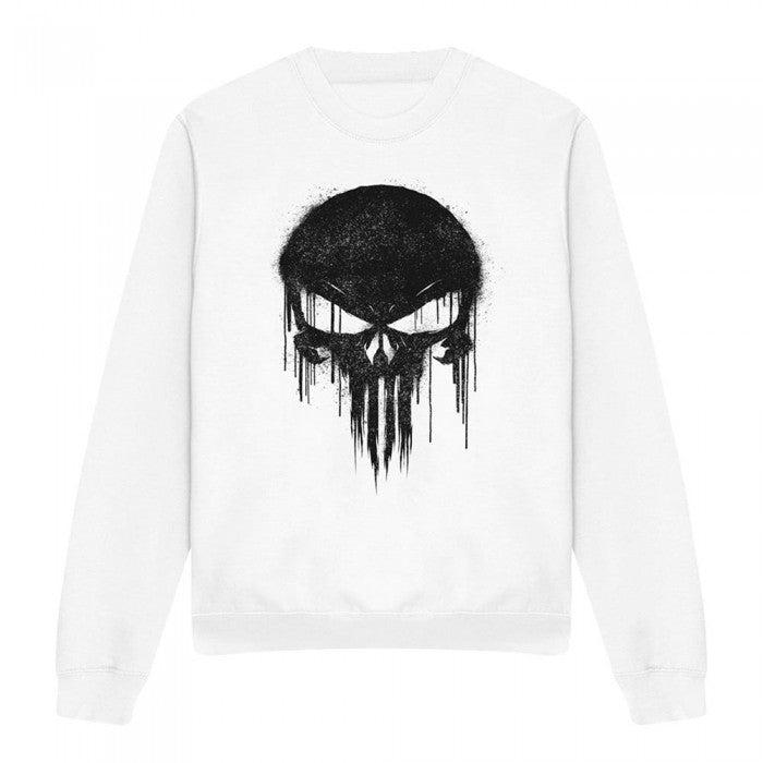Front - The Punisher Unisex Adult Big Logo Sweatshirt