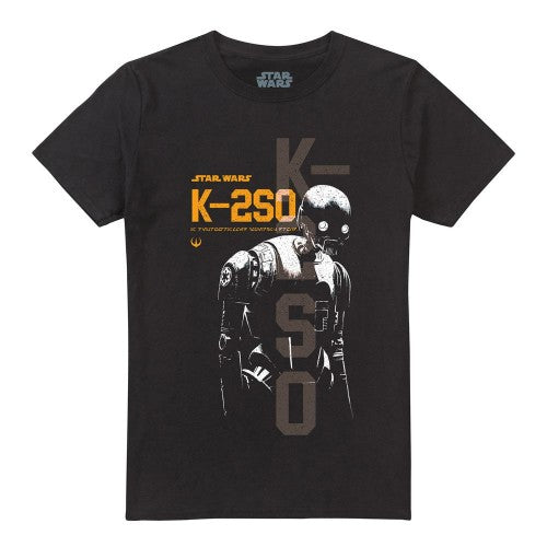 Front - Star Wars: Andor Mens K-2SO T-Shirt