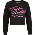 Front - Knight Rider Womens/Ladies Turbo Neon Crop Sweatshirt