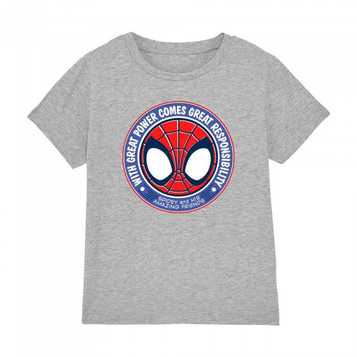 Front - Spidey And His Amazing Friends Childrens/Kids Great Responsibility T-Shirt