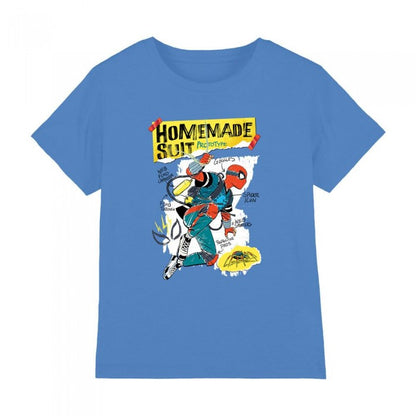 Front - Spider-Man Childrens/Kids Homemade Suit T-Shirt