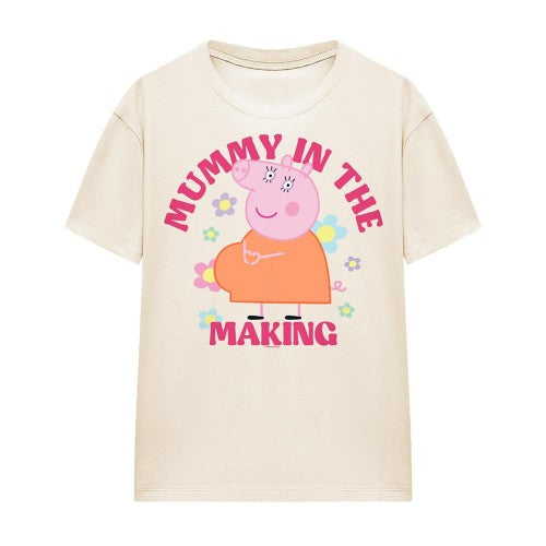 Front - Peppa Pig Unisex Adult Mummy In The Making Mummy Pig T-Shirt