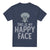 Front - SpongeBob SquarePants Unisex Adult Happy Face T-Shirt