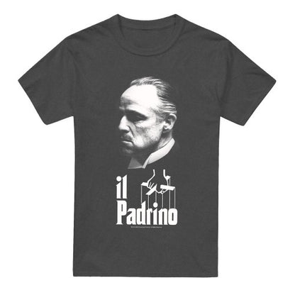 Front - The Godfather Unisex Adult Il Padrino T-Shirt