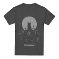 Front - Pet Sematary Unisex Adult Cat With Tombstones T-Shirt