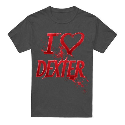 Front - Dexter Unisex Adult I Heart Dexter T-Shirt