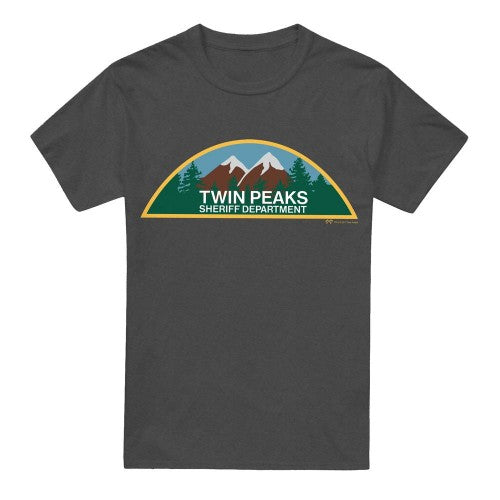 Front - Twin Peaks Unisex Adult Sheriff Department T-Shirt