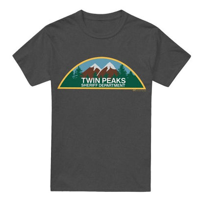 Front - Twin Peaks Unisex Adult Sheriff Department T-Shirt