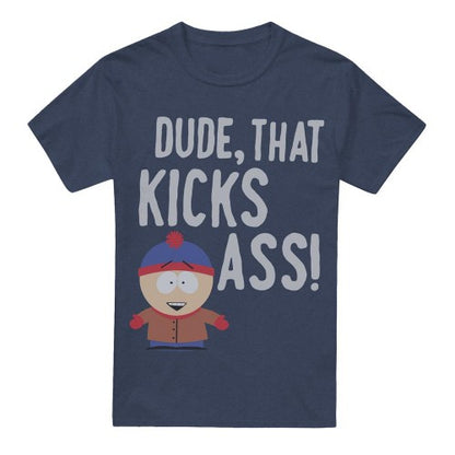 Front - South Park Unisex Adult Stan Kicks Ass T-Shirt