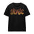 Front - AC/DC Unisex Adult Fire Logo T-Shirt