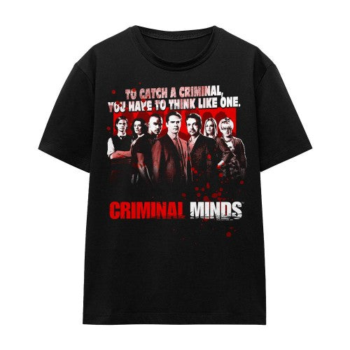 Front - Criminal Minds Unisex Adult Think Like One T-Shirt