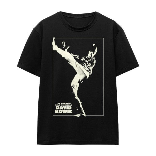 Front - David Bowie Unisex Adult The Man Cover T-Shirt