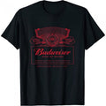 Front - Budweiser Mens Label T-Shirt