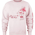 Front - Disney Womens/Ladies Minnie Caring Sweatshirt