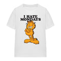 Front - Garfield Unisex Adult I Hate Mondays T-Shirt
