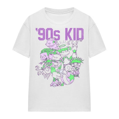 Front - Nickelodeon Unisex Adult 90s Kid T-Shirt