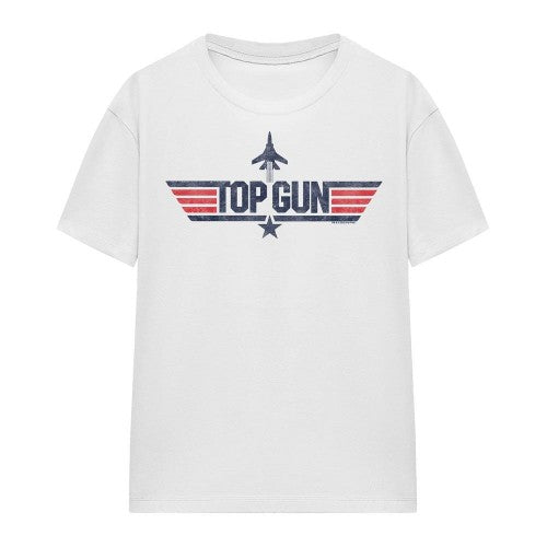 Front - Top Gun Unisex Adult Logo T-Shirt
