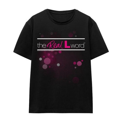 Front - The Real L Word Unisex Adult Flashy Logo T-Shirt
