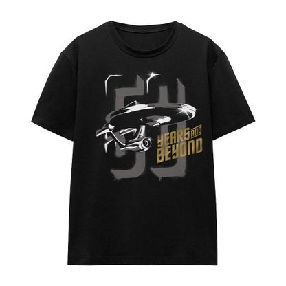 Front - Star Trek Beyond Unisex Adult 50 Years & Beyond T-Shirt