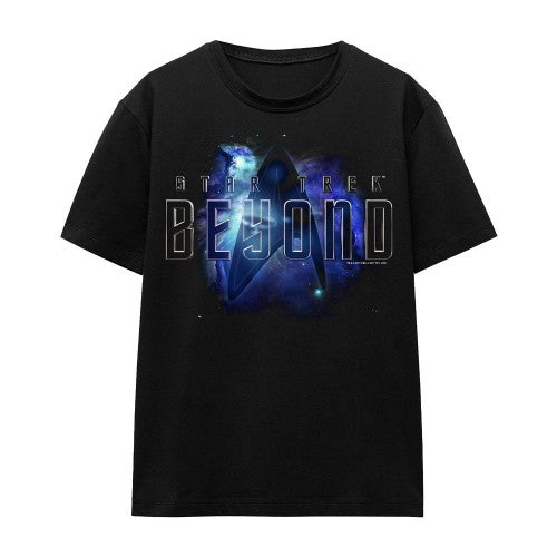 Front - Star Trek Beyond Unisex Adult Galaxy T-Shirt
