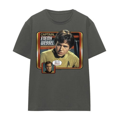 Front - Star Trek Unisex Adult Enemy Wessel T-Shirt