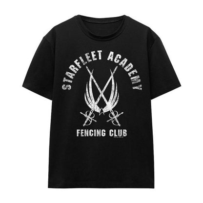 Front - Star Trek Unisex Adult Fencing Club T-Shirt