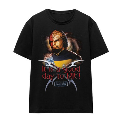 Front - Star Trek Unisex Adult Good Day to Die T-Shirt