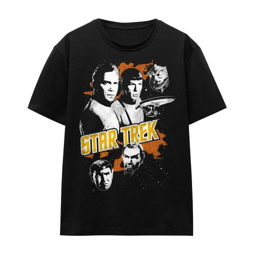 Front - Star Trek Unisex Adult Good Vs Evil Graphic T-Shirt