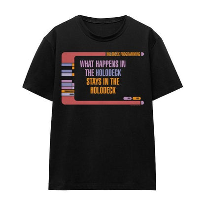 Front - Star Trek Unisex Adult Holodeck Secrets T-Shirt