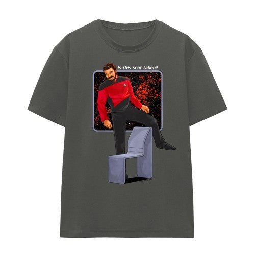Front - Star Trek Unisex Adult Is This Seat Taken T-Shirt