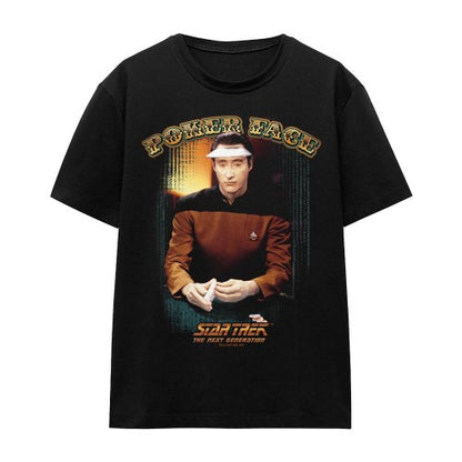 Front - Star Trek Unisex Adult Poker Face T-Shirt