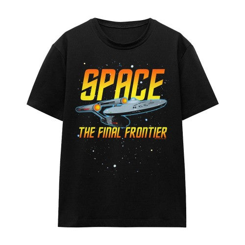Front - Star Trek Unisex Adult Space T-Shirt