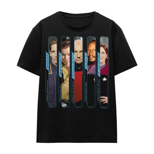 Front - Star Trek Unisex Adult The Captains T-Shirt