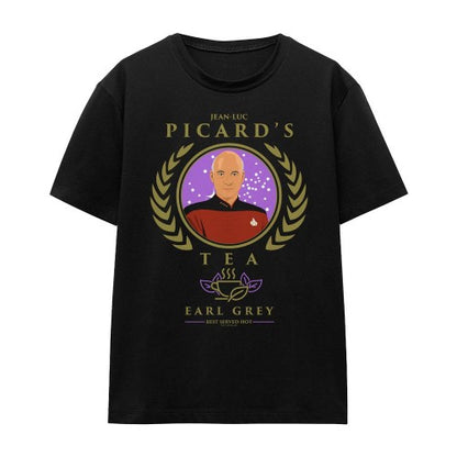Front - Star Trek: The Next Generation Unisex Adult Tea. Earl Grey. Hot T-Shirt