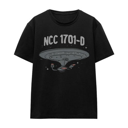 Front - Star Trek Unisex Adult The Next Generation T-Shirt