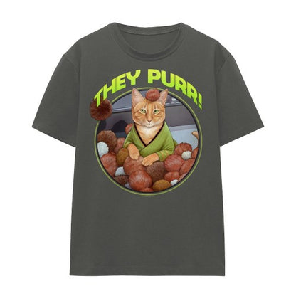 Front - Star Trek Unisex Adult The Purr T-Shirt