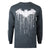 Front - Batman Mens Paint Marl Long-Sleeved T-Shirt
