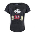 Front - Disney Womens/Ladies Mickey Mouse Year Heather T-Shirt
