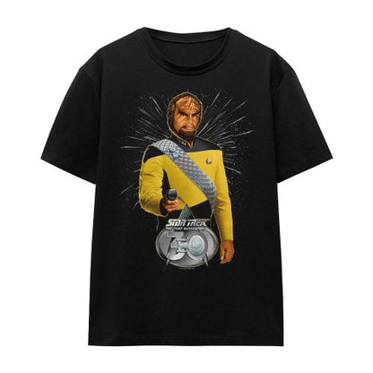 Front - Star Trek Unisex Adult 30 Worf T-Shirt