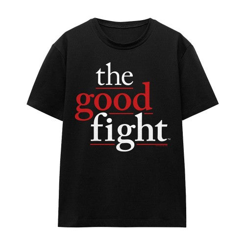 Front - The Good Fight Unisex Adult Logo T-Shirt