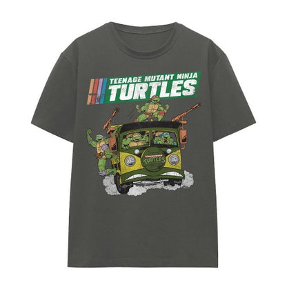 Front - Teenage Mutant Ninja Turtles Unisex Adult Van T-Shirt