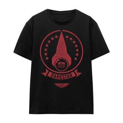 Front - Top Gun Unisex Adult Darkstar Logo T-Shirt