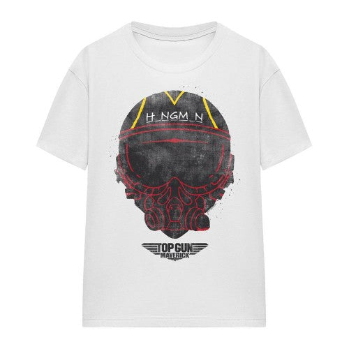 Front - Top Gun Unisex Adult Hangman Helmet T-Shirt