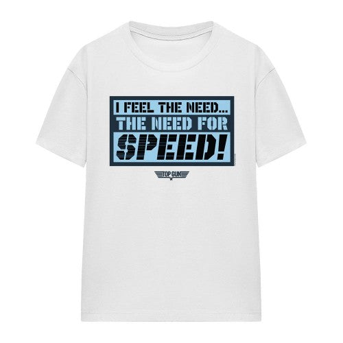 Front - Top Gun Unisex Adult I Feel The Need T-Shirt