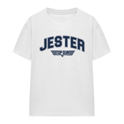 Front - Top Gun Unisex Adult Jester Varsity T-Shirt