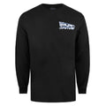 Front - Back To The Future Mens Logo Long-Sleeved T-Shirt
