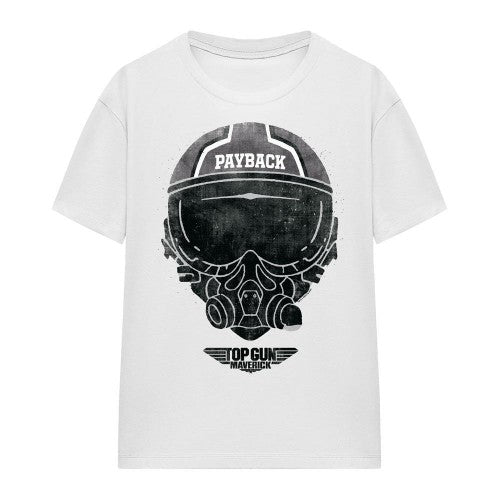 Front - Top Gun Unisex Adult Payback Helmet T-Shirt