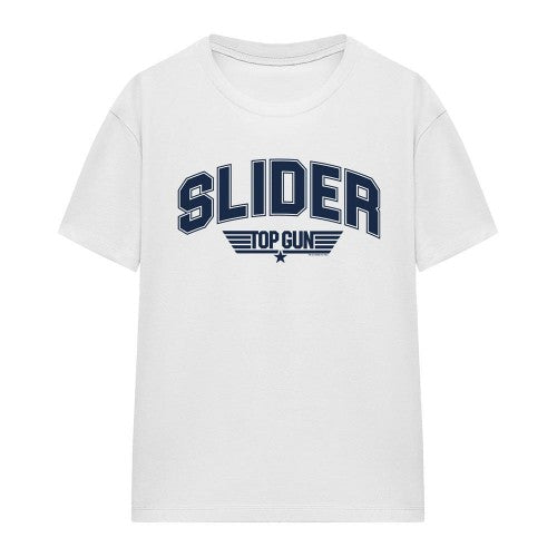 Front - Top Gun Unisex Adult Slider Varsity T-Shirt