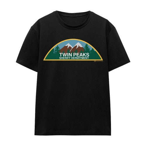 Front - Twin Peaks Unisex Adult Sheriff Department T-Shirt