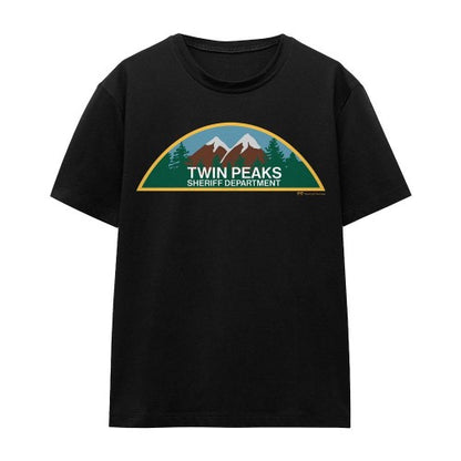Front - Twin Peaks Unisex Adult Sheriff Department T-Shirt